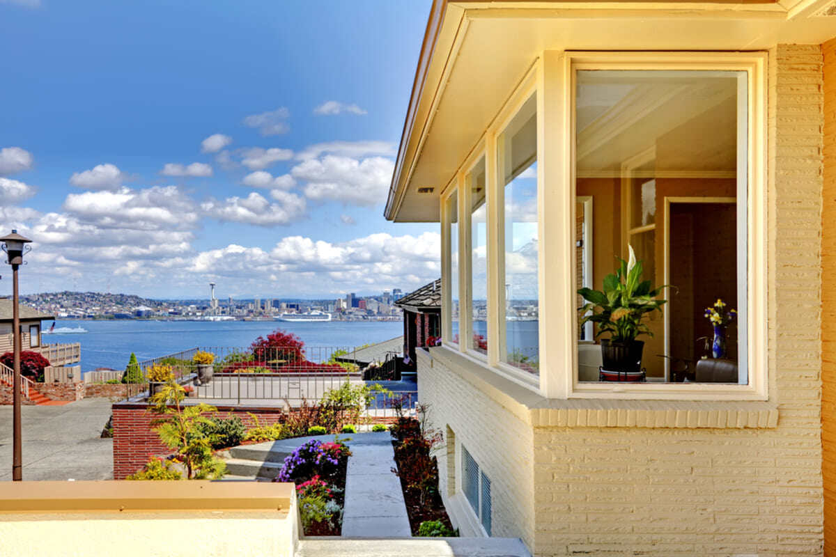 A property with a view of Seattle, Seattle property management concept